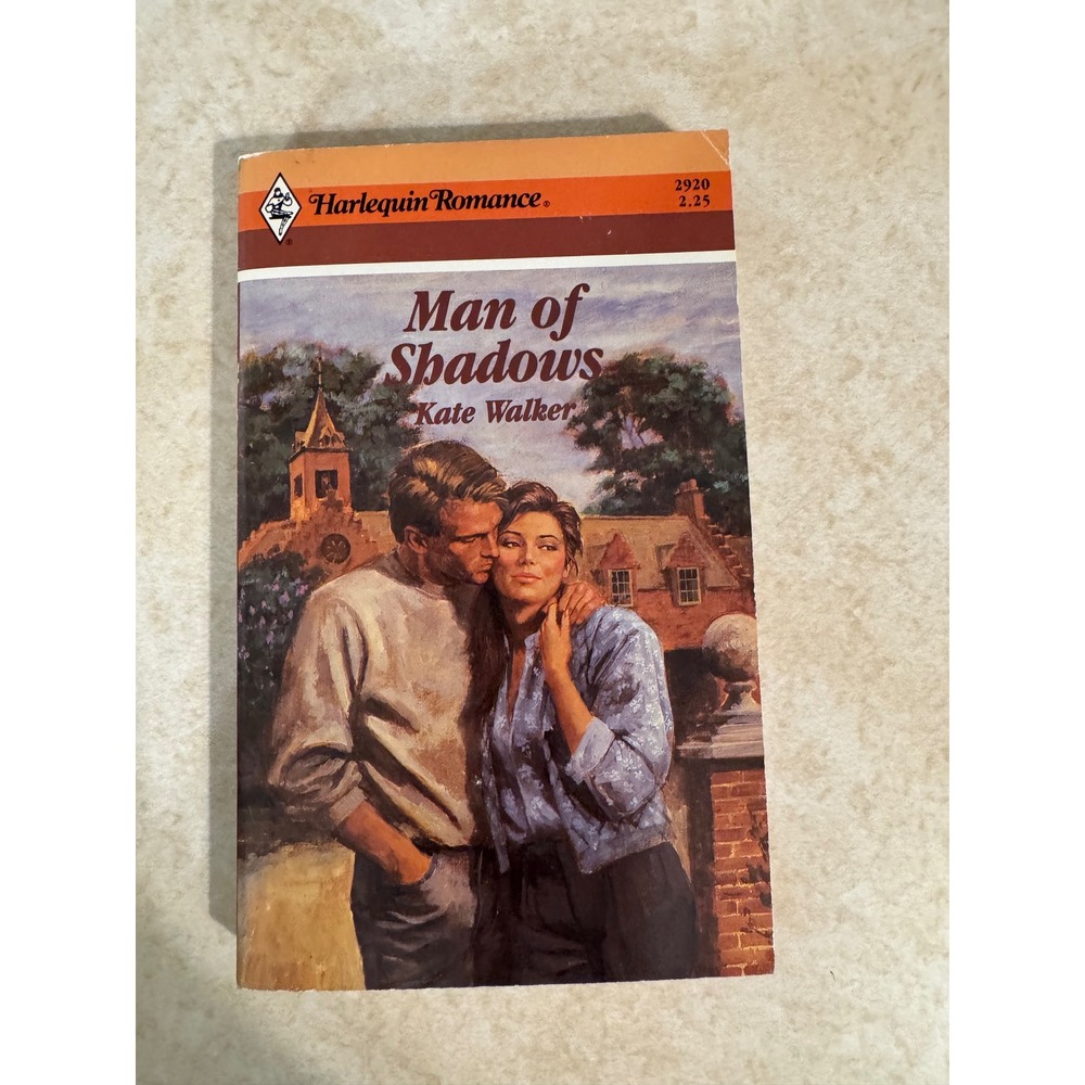 Man of Shadows Kate Walker Harlequin Romance 2920 Vintage 1988 Paperback Novel‎